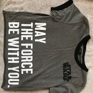 Star Wars - crop top - MAY THE FORCE BE WITH YOU